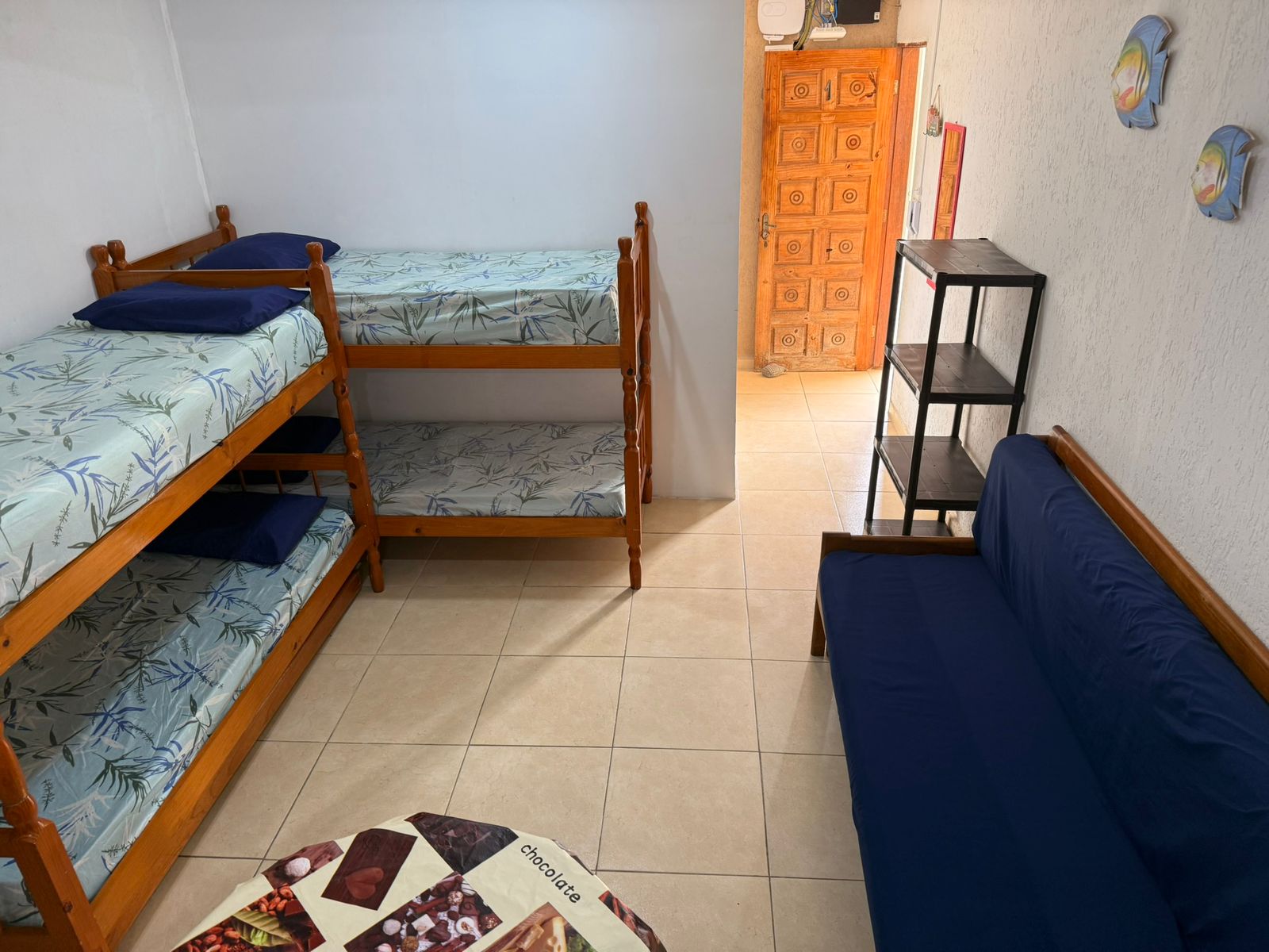 Quarto com Beliches da Kitnet 1